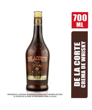 CREMA DE WHISKY DE LA CORTE BOTELLA X 700ML