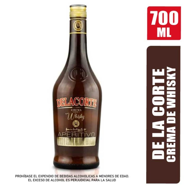 CREMA DE WHISKY DE LA CORTE BOTELLA X 700ML