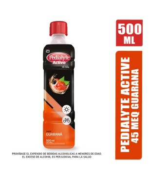 PEDIALYTE ACTIVE 45 MEQ GUARANA X 500ML