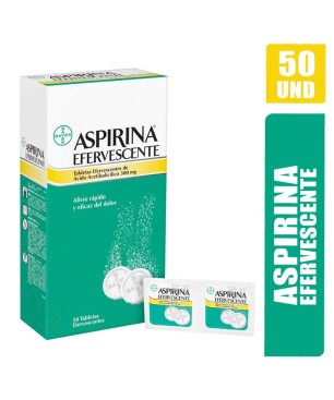 ASPIRINA EFERVESCENTE X 50UND