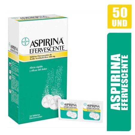 ASPIRINA EFERVESCENTE X 50UND