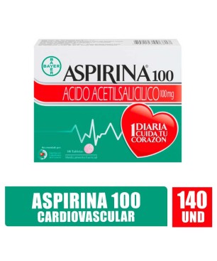 ASPIRINA 100MG X 140UND