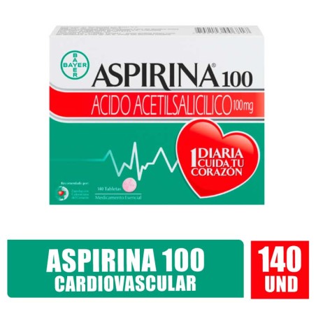 ASPIRINA 100MG X 140UND