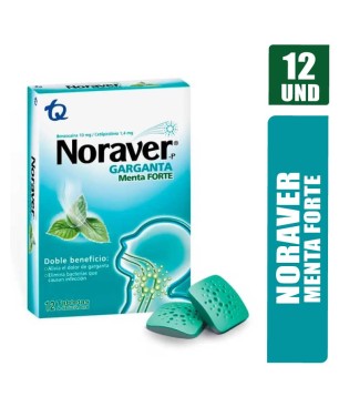 NORAVER GARGANTA MENTA FORTE X 12UND