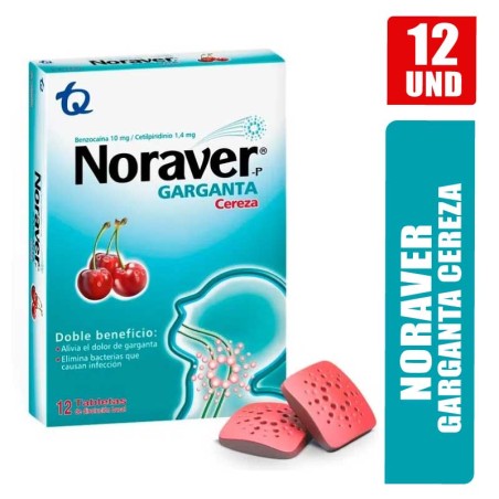 NORAVER GARGANTA CEREZA X 12UND
