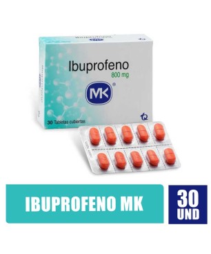 IBUPROFENO MK 800MG X 30UND