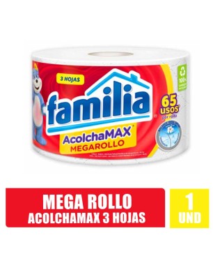 PAPEL HIGIENICO FAMILIA MEGA ROLLO 3 HOJAS