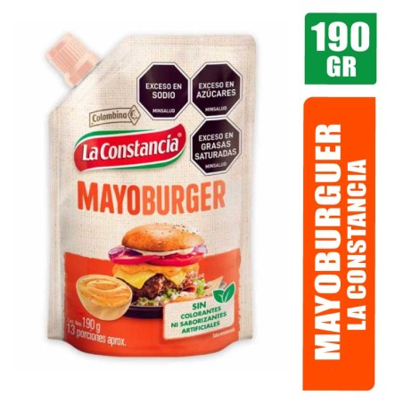 SALSA LA CONSTANCIA MAYOBURGUER X 190GR