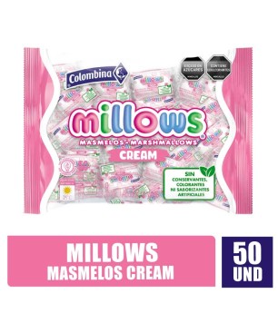 MASMELOS MILLOWS CREAM X 50UND