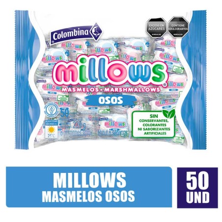 MASMELOS MILLOWS OSO INDIVIDUAL X 50UND