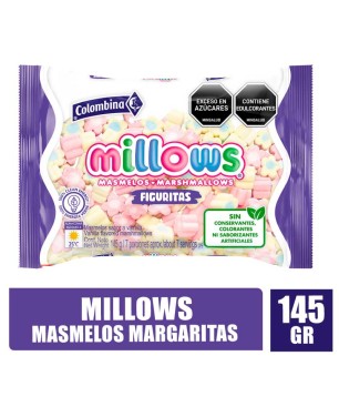 MASMELOS MILLOWS MARGARITA X 145GR