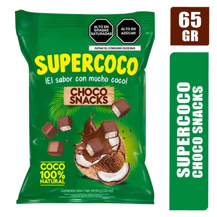 CHOCO SNACKS SUPERCOCO X 65GR
