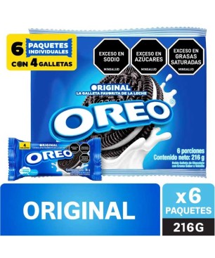 GALLETA OREO LARGA X 6UND