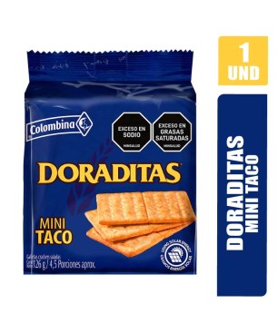 GALLETAS CRAKEÑAS DORADITA TACO DIA
