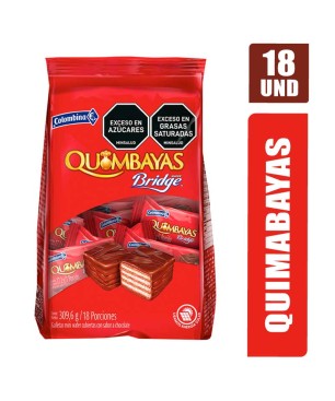 GALLETAS BRIDGE QUIMBAYAS X 18UND