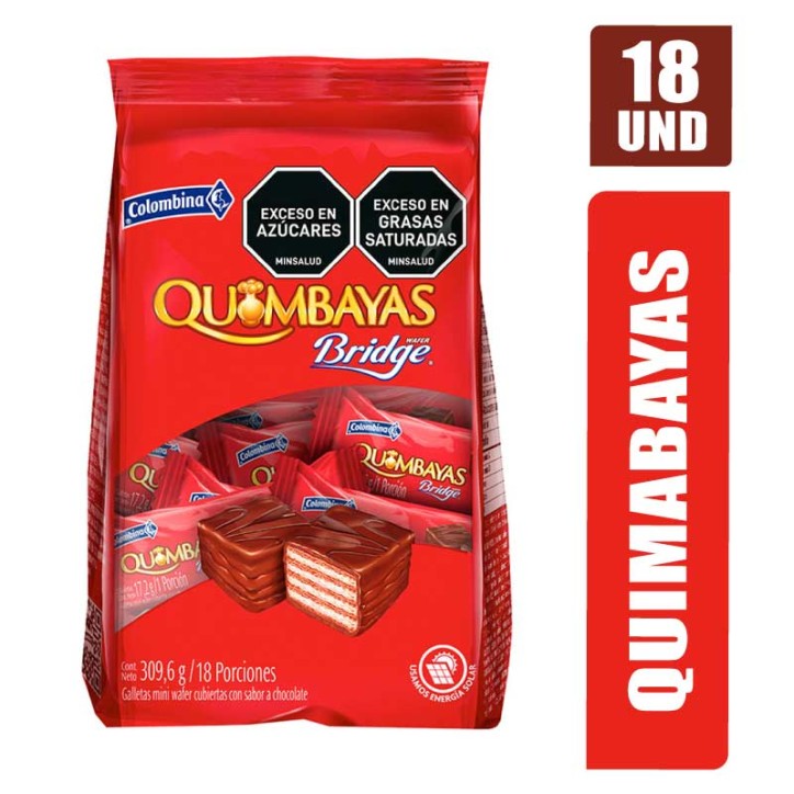 GALLETAS BRIDGE QUIMBAYAS X 18UND