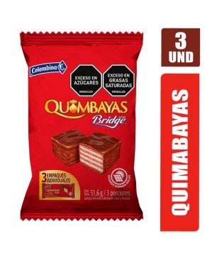 GALLETAS BRIDGE QUIMBAYAS X 3UND
