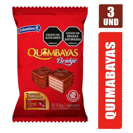 GALLETAS BRIDGE QUIMBAYAS X 3UND