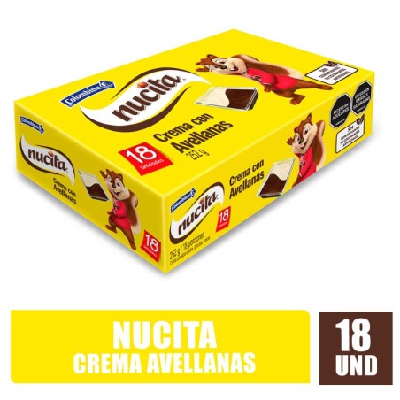 CREMA DE AVELLANAS NUCITA X 18UND
