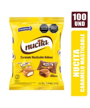 CARAMELO NUCITA RELLENO X 100UND
