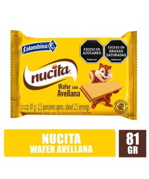 GALLETAS WAFER NUCITA TACO X 81GR