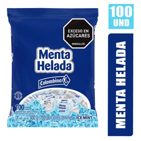 MENTA HELADA COLOMBINA X 100UND