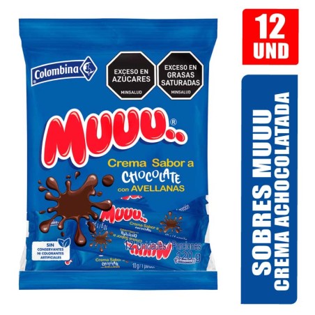 CREMA ACHOCOLATADA MUUU X 12UND