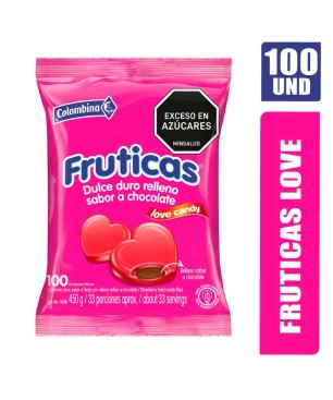 CARAMELO FRUTICAS LOVE X 100UND