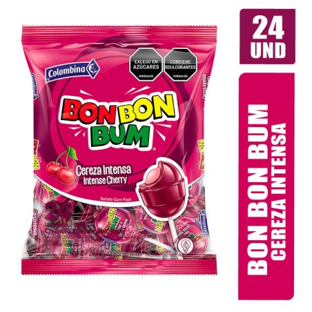 BON BON BUM CEREZA INTENSA  X 24UND