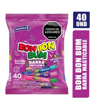 BON BON BUM BARRA CRUNCHY X 40UND