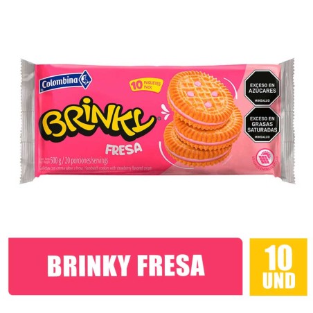 GALLETAS BRINKY FRESA X 10UND