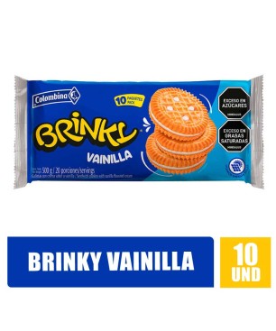 GALLETAS BRINKY VAINILLA X 10UND