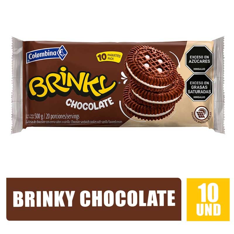 GALLETAS BRINKY CHOCOLATE X 10UND