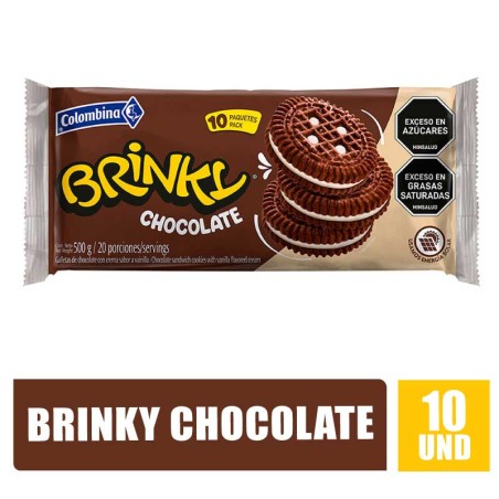 GALLETAS BRINKY CHOCOLATE X 10UND