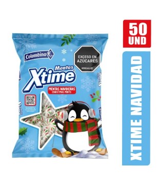 MENTAS XTIME NAVIDAD X 50 UND