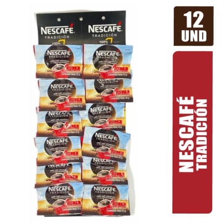 CAFE NESCAFE TRADICIONAL 10GR X 12UND