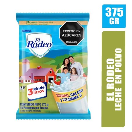 Leche en Polvo el Rodeo X 375Gr | Distribuidora El Confite