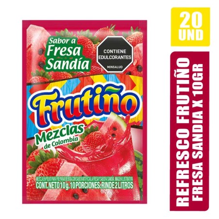 FRUTIÑO FRESA SANDIA 10GR X 20UND