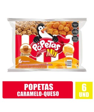 POPETAS MIX CARAMELO QUESO X 6UND