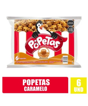 POPETAS CARAMELO 44,4GR X 6UND