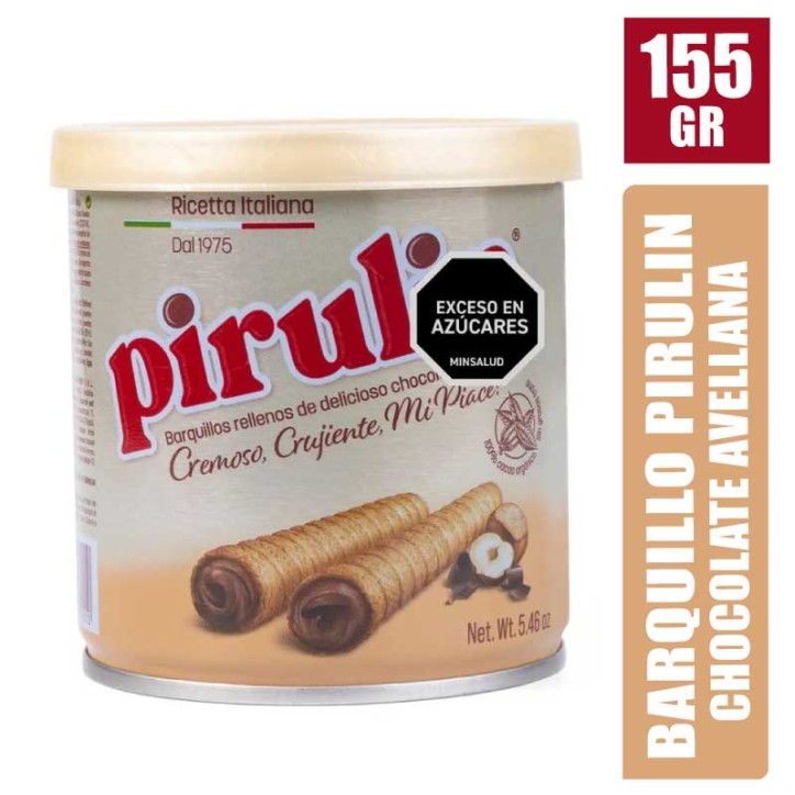 BARQUILLO PIRULIN TARRO X 155GR