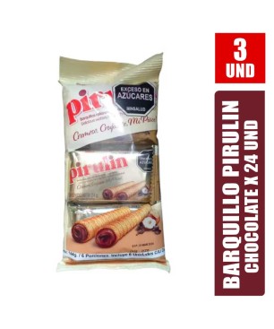 BARQUILLO PIRULIN 24GR X 3UND