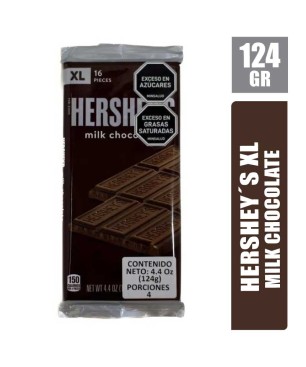 HERSHEYS XL MILK CHOCOLATE X 124GR