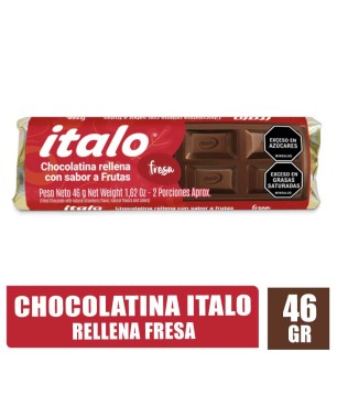 CHOCOLATINA RELLENA ITALO FRESA X 46GR