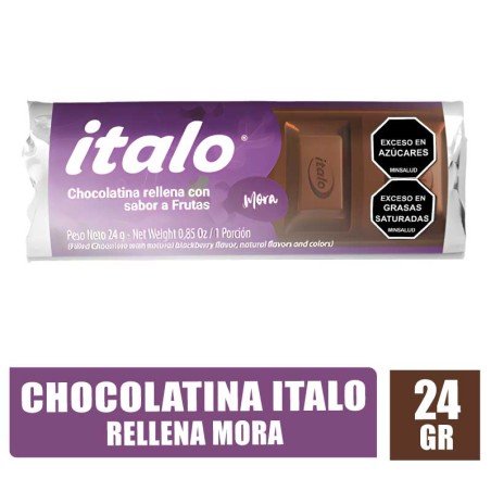 CHOCOLATINA RELLENA ITALO MORA X 24GR