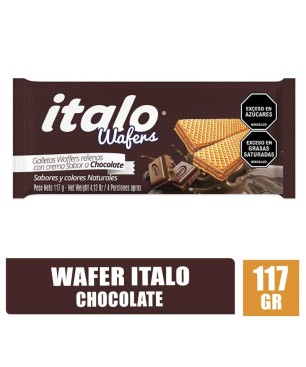 WAFER TACO CHOCOLATE ITALO X 117GR