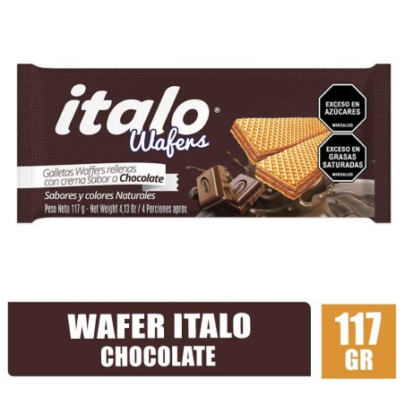 WAFER TACO CHOCOLATE ITALO X 117GR