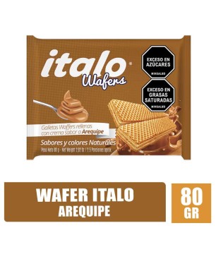 GALLETA WAFER AREQUIPE ITALO X 80GR