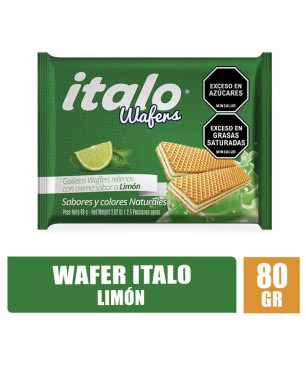 GALLETA WAFER LIMÓM ITALO X 80GR