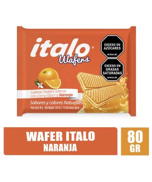 GALLETA WAFER NARANJA ITALO X 80GR